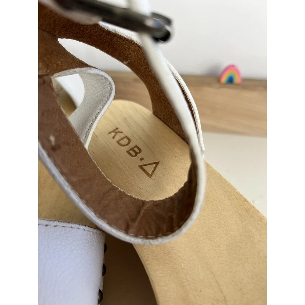 Kelsi Dagger Brooklyn Pietra‎ Wedges / Wood & Leather / Women's Size 7